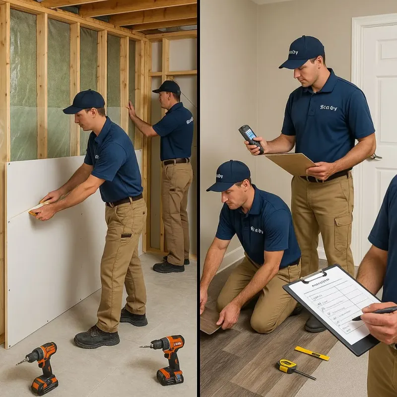 Repairs and Reconstruction process in South Greensburg, PA